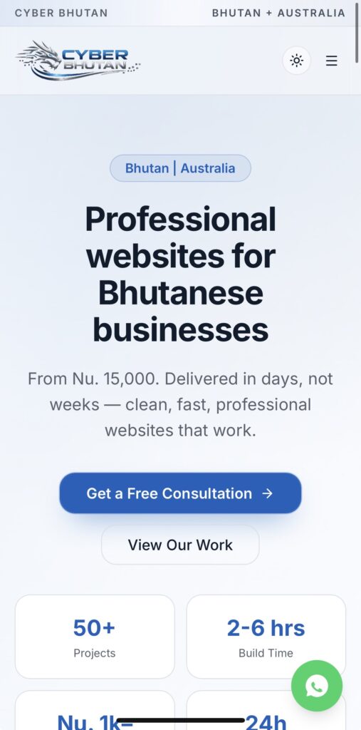 Cyber Bhutan